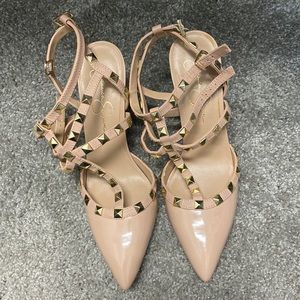 NWOT Jessica Simpson Nude Heels